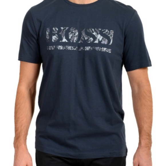 Hugo Boss Botanical Logo Golf T-Shirt - Picture 1 of 6